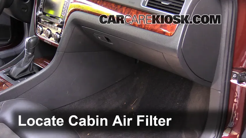 2013 Volkswagen Passat TDI SE 2.0L 4 Cyl. Turbo Diesel Filtro de aire (interior)